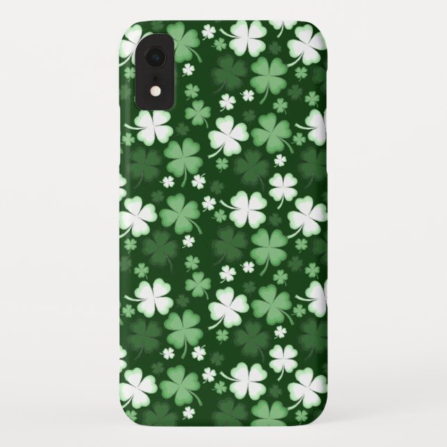 St. Patrick's Day Kleeblatts Case-Mate iPhone Hülle (Rückseite)