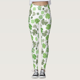St Patrick's Day Kleeblatts & Clover Leggings