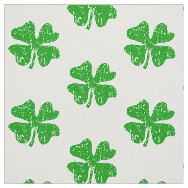 St Patricks Day Kleeblatts | DIY Textil Stoff (Muster)