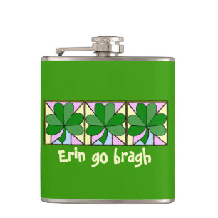 ST. PATRICK'S DAY/KLEEBLATTS/ "ERIN GO BRAGH" FLAS FLACHMANN