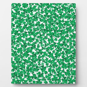 St Patrick's Day Kleeblatts Fotoplatte