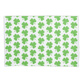 St. Patrick's Day Kleeblatts Kissenbezug
