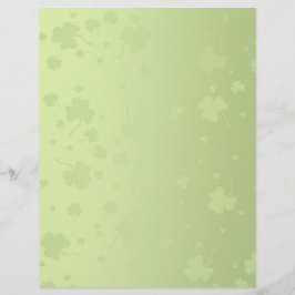 St. Patrick's Day Kleeblatts Pattern - Letterhead