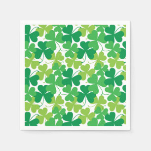 St. Patrick's day Kleeblatts Print Napkins Serviette