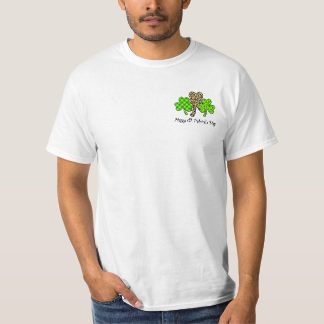 St. Patrick's Day Kleeblatts T-Shirt (Vorderseite)