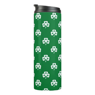 St Patrick's Day Kleeblatts Thermosbecher