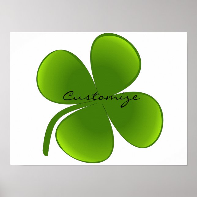 St Patrick's Day Kleeblatts Thunder_Cove Poster (Vorne)