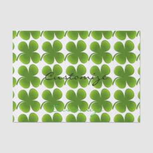 St Patrick's Day Kleeblatts Thunder_Cove Seidenpapier