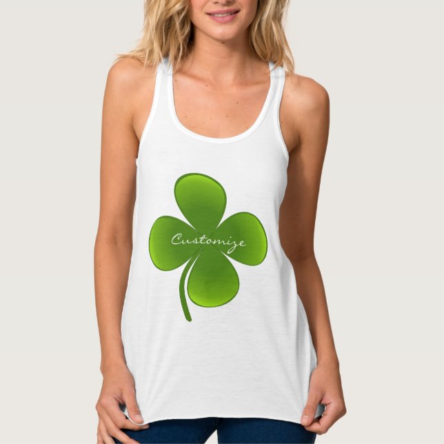 St Patrick's Day Kleeblatts Thunder_Cove Tank Top (Vorderseite)