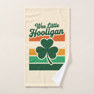 St Patricks Day Kleiner Hooligan Lustig  Handtuch