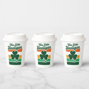 St. Patricks Day Kleiner Hooligan Lustig  Pappbecher