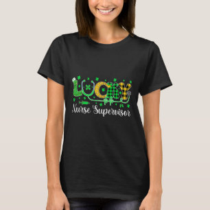 St Patricks Day Krankenpfleger Scrub Top Glücklich