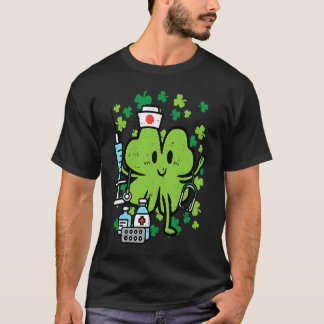 St Patricks Day Krankenschwester Shamrock Saint Pa T-Shirt