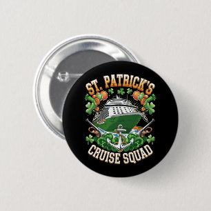 St. Patrick's Day Kreuzfahrt-Team 2025 Familie pas Button