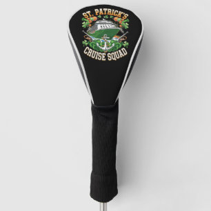 St. Patricks Day Kreuzfahrt-Team 2025 Familie pass Golf Headcover