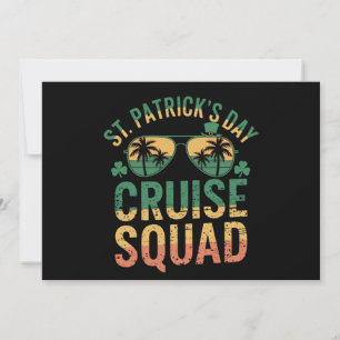 St. Patricks Day Kreuzfahrt-Team Lustige Familie P Einladung