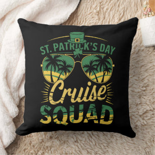 St. Patrick's Day Kreuzfahrt-Truppe Familien-Match Kissen