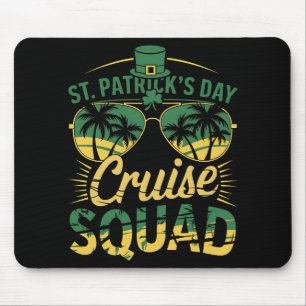 St. Patrick's Day Kreuzfahrt-Truppe Familien-Match Mousepad