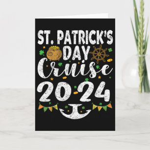 St Patricks Day Kreuzfahrtschiff-Truppe Lustiges F Karte