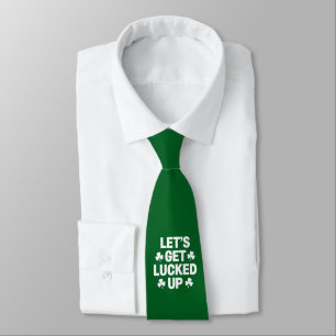 St. Patrick's Day Lassen Sie uns die irische Klee Krawatte