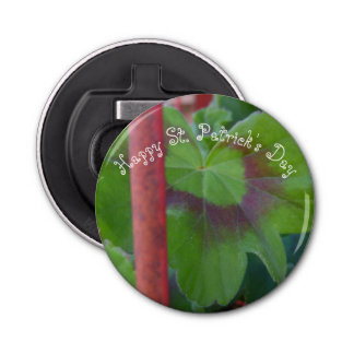 St. Patrick's Day Leaf Behind Pole Flaschenöffner