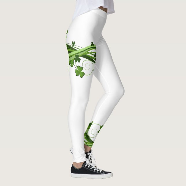St Patrick's Day Leggings Saint Patrick Pants (Rechts)