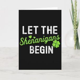 St Patricks Day Lehrer Lasst Die Schelmereien Begi Karte