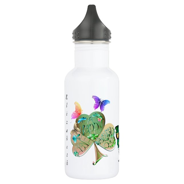 St. Patrick's Day Leprechaun Bouteille d'eau (Gauche)