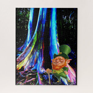 ST. PATRICK'S DAY LEPRECHAUN JIGSAW PUZZLE