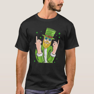 St Patrick's Day Leprechaun Magical Irish Clover S T-Shirt