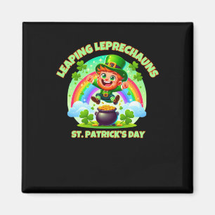 St. Patrick's Day Leprechaun Sticker Magnet