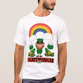 St. Patrick's Day Leprechaun und Rainbow T - Shirt