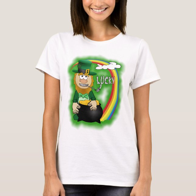 St. Patrick's Day LeprechaunT-Shirt T-Shirt (Vorderseite)