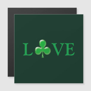 St. Patrick's Day Liebe Clover Kleeblatt Magnet