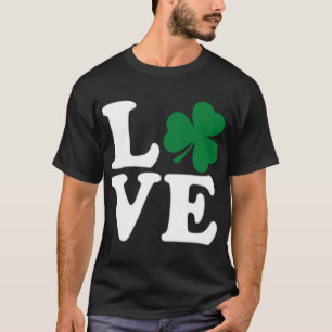 St Patrick's Day Liebe Green Irish Kleeblatt Fun T-Shirt