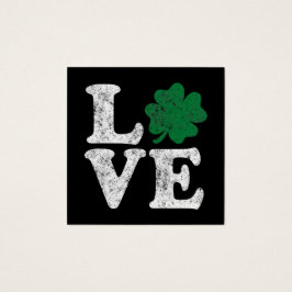 St Patrick's Day LIEBE Kleeblatt Irish
