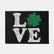 St Patrick's Day LIEBE Kleeblatt Irish