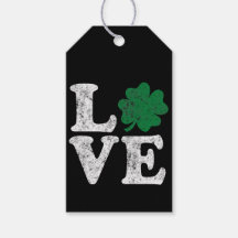 St Patrick's Day LIEBE Kleeblatt Irish