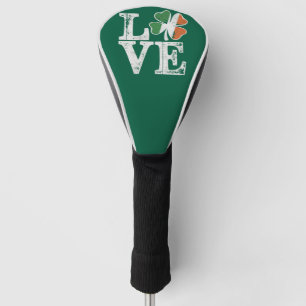 St Patricks Day Liebe Lucky Irish Kleeblatt Green Golf Headcover
