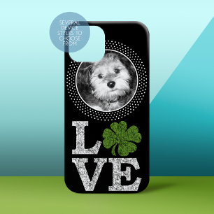 St Patricks Day Liebe mit irischem Kleeblatt und F Case-Mate iPhone Hülle
