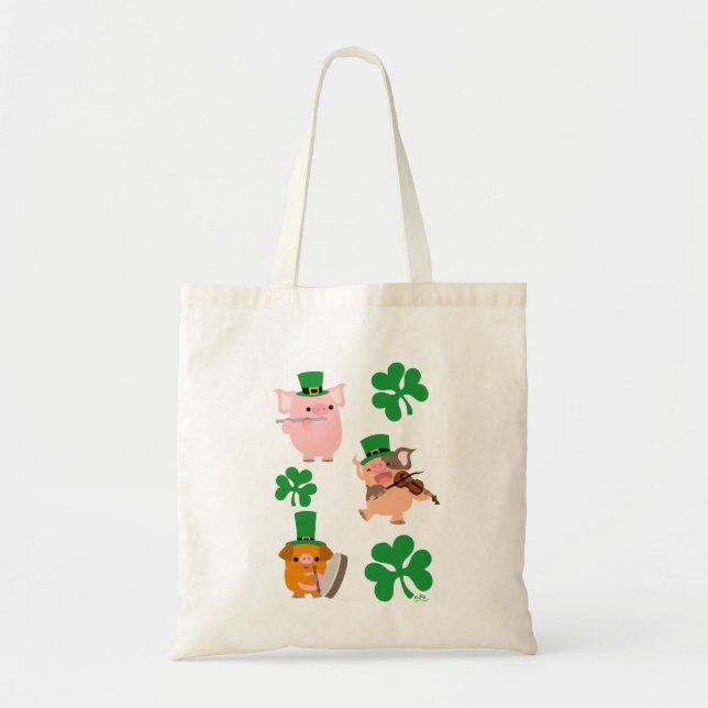 St Patrick's Day Little Musicians Bag Tragetasche (Vorne)