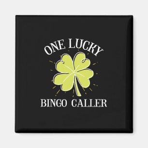 St Patricks Day Lucky Bingo Caller Gift Magnet