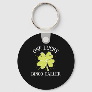 St Patricks Day Lucky Bingo Caller Gift Schlüsselanhänger
