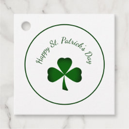 St. Patrick's Day Lucky Clover Green Kleeblatt Geschenkanhänger