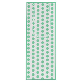 St. Patrick's Day Lucky Green Clover Kleeblatt Geschenktüte Für Weinflaschen