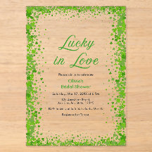 St. Patricks Day Lucky in Love Brautparty