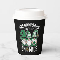 St Patricks Day Lucky Kleeblatt Leopard Gnomes
