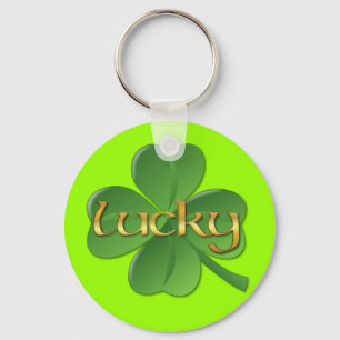 St. Patrick's Day Lucky Kleeblatt Schlüsselanhänger