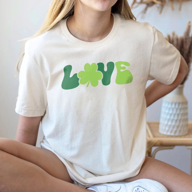 St Patricks Day Lucky Shirt, Lucky Kleeblatt T-Shirt (Von Creator hochgeladen)