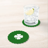 St Patricks Day Lucky Vierblättriges Kleeblatt Gre